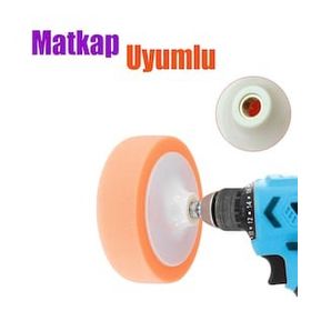 Rodex Turuncu 180 mm Pasta Cila Polisaj Süngeri Tabanlı Zımpara