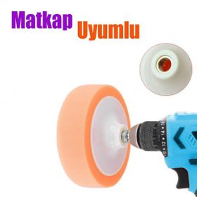 Rodex Turuncu 180 mm Pasta Cila Polisaj Süngeri Tabanlı Zımpara
