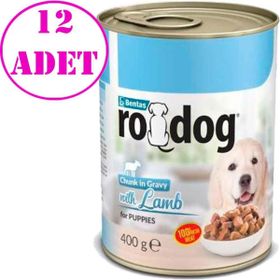 RoDog 12x400 gr Puppy Kuzulu Yavru Köpek Konservesi