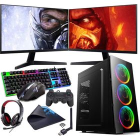 Rogame RKT660454 i5-10400F 16GB RAM 1TB HDD 240GB SSD 4GB GTX 1650 24 inç Monitör Oyun Bilgisayarı
