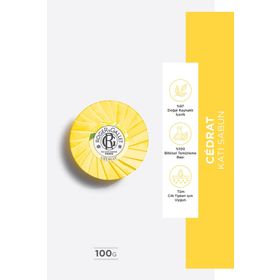 Roger&Gallet 100 gr Cedrat Bitkisel Kakule Fesleğen Kekik ve Citron Özlü Canlandırıcı Parfümlü Katı Sabun