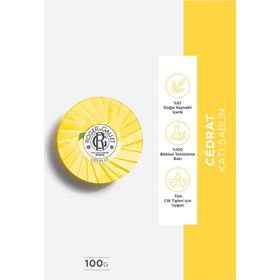 Roger&Gallet 100 gr Cedrat Bitkisel Kakule Fesleğen Kekik ve Citron Özlü Canlandırıcı Parfümlü Katı Sabun