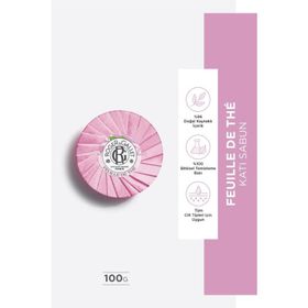 Roger&Gallet 100 gr Feuille De The Bitkisel Siyah Seylan Çayı Özlü Canlandırıcı Parfümlü Katı Sabun