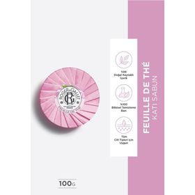 Roger&Gallet 100 gr Feuille De The Bitkisel Siyah Seylan Çayı Özlü Canlandırıcı Parfümlü Katı Sabun