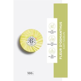 Roger&Gallet 100 gr Fleur D'Osmanthus Bitkisel Kayısı Özlü Canlandırıcı Parfümlü Katı Sabun