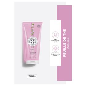 Roger&Gallet 200 ml Feuille De The Limon Seylan Siyah Çayı Özlü Canlandırıcı Bitkisel Nemlendirici Duş Jeli