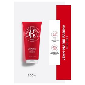 Roger&Gallet 200 ml Jean Marie Farina Bitkisel Doğal Canlandırıcı Biberiye ve Aloe Vera İçeren Duş Jeli
