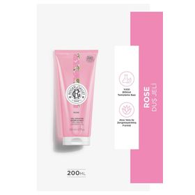 Roger&Gallet 200 ml Rose Aloe Vera ve Gül Özlü Canlandırıcı Bitkisel Nemlendirici Duş Jeli