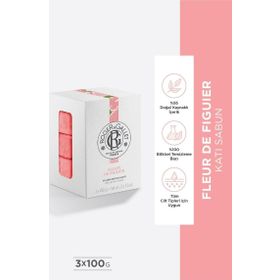 Roger&Gallet 3x100 gr Fleur De Figuier Bitkisel Greyfurt İncir Özlü Canlandırıcı Parfümlü Katı Sabun
