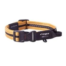 Rogz Air Tech Halsband Yumuşak Dokulu Hardal 34-56 cm Large Köpek Boyun Tasması