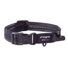 Rogz Air Tech Halsband Yumuşak Dokulu Siyah 26-40 cm Medium Köpek Boyun Tasması