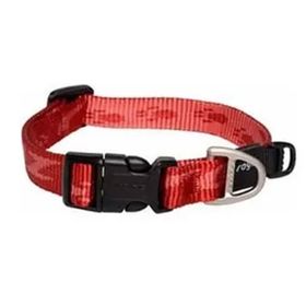 Rogz Alpinist Halsband Desenli Kırmızı 20x31 cm Small Köpek Boyun Tasması