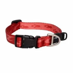 Rogz Alpinist Halsband Desenli Kırmızı 34x56 cm Large Köpek Boyun Tasması