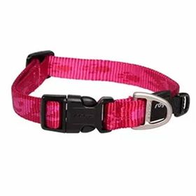 Rogz Alpinist Halsband Desenli Pembe 34x56 cm Large Köpek Boyun Tasması