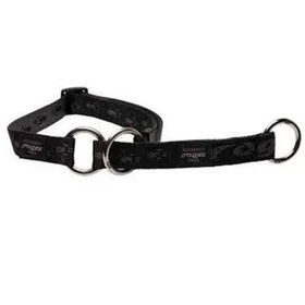 Rogz Alpinist Slipband Ayarlanabilir Dokuma Siyah 2x34-56 cm Large Köpek Boyun Tasması