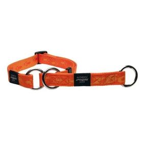 Rogz Alpinist Slipband Ayarlanabilir Dokuma Turuncu 1.6x29-42 cm Medium Köpek Boyun Tasması