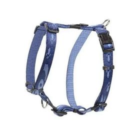 Rogz Alpinist Tuig Dokuma Mavi 2x45-75 cm Large Köpek Göğüs Tasması