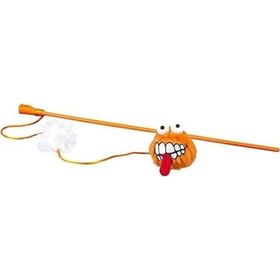 Rogz Catnip Toyz Fluffy Magic Stick Turuncu 46 cm Peluş Kedi Olta Oyuncağı