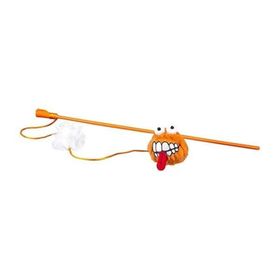 Rogz Catnip Toyz Fluffy Magic Stick Turuncu 46 cm Peluş Kedi Olta Oyuncağı