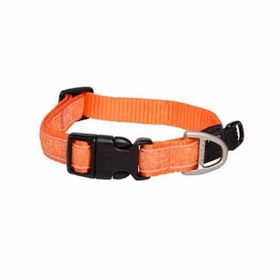 Rogz Fancy Dress Halsband Dokuma Turuncu 1.6x26-40 cm Köpek Boyun Tasması