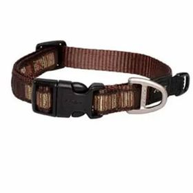 Rogz Fancy Dress Halsband Karışık Desenli Kahverengi 1.6x26-40 cm Medium Köpek Boyun Tasması