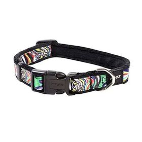 Rogz Fashion Halsband Karışık Desenli Siyah 1.1x20x31 cm Small Köpek Boyun Tasması