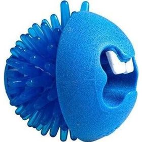 Rogz Toyz Fred Traktatiebal Çiğneme Topu Mavi 6.4 cm Diş Bakım Köpek Oyuncağı