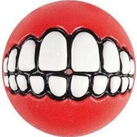Rogz Toyz Grinz Ödül Hazneli Kırmızı 4.9 cm Small Köpek Oyun Topu