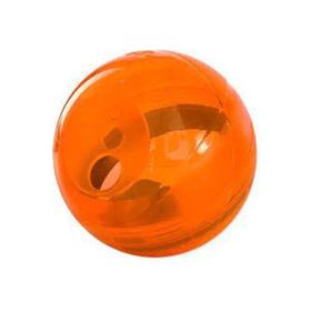 Rogz Toyz Tumbler Yavaş Besleme Ödül Hazneli Turuncu 12 cm Köpek Oyun Topu