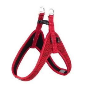 Rogz Utility Fast Fit Tuig Dolgulu Kırmızı 1.6x41 cm Small Köpek Göğüs Tasması