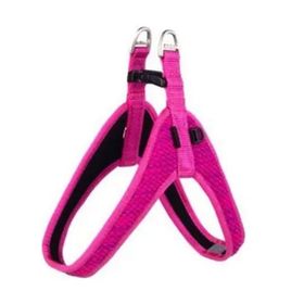 Rogz Utility Fast Fit Tuig Dolgulu Pembe 1.2x36 cm Xsmall Köpek Göğüs Tasması