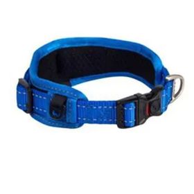 Rogz Utility Gevoerde Halsband Mavi 2x30-42 cm Dolgulu Köpek Boyun Tasması