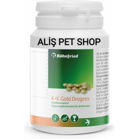 Röhnfried K+K 100 Adet Gold Dragees Altın Kaplamalı Hayvansal Protein Hapı