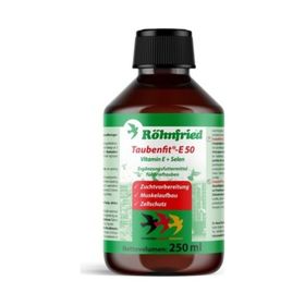 Röhnfried Taubenfit E-50 250 ml Selenyum Kafes Kuşu Üreme Vitamini Takviyesi