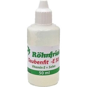 Röhnfried Taubenfit E-50 50 ml Selenyum Kafes Kuşu Üreme Vitamini Takviyesi