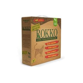 Rokko 8 L Doğal Topaklanan Mısır Koçanı Lifli Kedi Kumu
