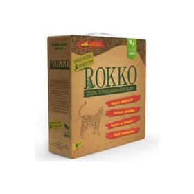 Rokko 8 L Doğal Topaklanan Mısır Koçanı Lifli Kedi Kumu