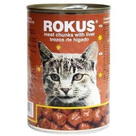 Rokus Adult Cat Ciğerli 410 gr Konserve Kedi Maması
