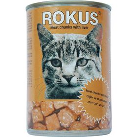 Rokus Adult Cat Ciğerli 410 gr Konserve Kedi Maması