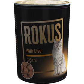 Rokus Adult Cat Ciğerli 410 gr Konserve Kedi Maması