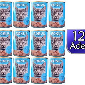 Rokus Balıklı 12x410 gr Kedi Konserve