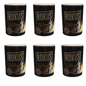 Rokus Ciğerli 6x410 gr Konserve Köpek Maması