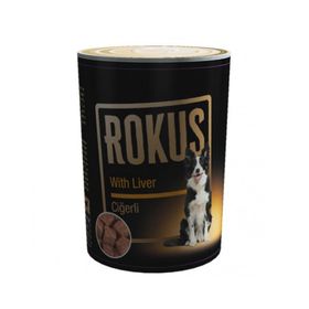 Rokus Ciğerli 6x410 gr Konserve Köpek Maması