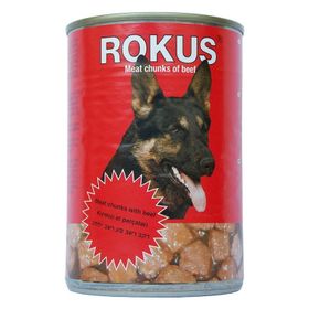 Rokus Dana Etli 410 gr Yetişkin Köpek Konservesi