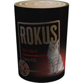 Rokus Dana Etli 6x410 gr Konserve Kedi Maması