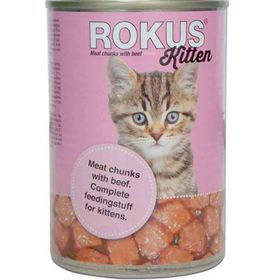 Rokus Etli 410 gr Yavru Kedi Konservesi