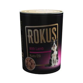 Rokus Kuzu Etli 6x410 gr Konserve Köpek Maması