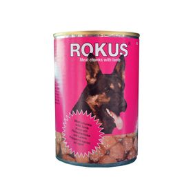 Rokus Lamb Kuzu Etli 410 gr Konserve Köpek Maması