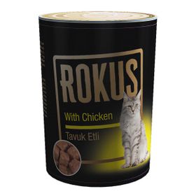 Rokus Tavuklu 12x410 gr Kedi Konserve