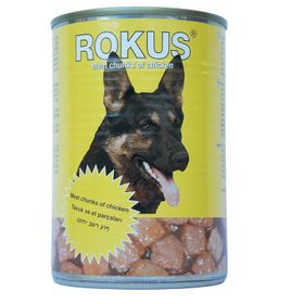 Rokus Tavuklu ve Et Parçalı 410 gr Konserve Köpek Maması